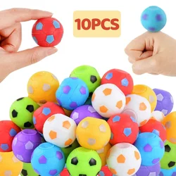 10Pcs Soccer Party Favors Rotatable Football Fidget Spinner Toys Ball Birthday Party Gift Bag Pinata Fillers Christmas Kids Gift