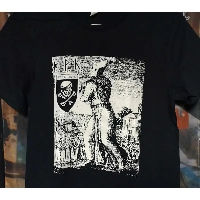 Peste Noire Band música camiseta negra algodón