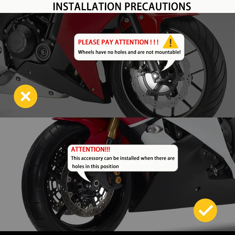 New For K1300R K1300S K1300GT C650GT C600/C650 Sport Motorcycle Front Axle Fork Wheel Crash Sliders Falling Protector Pad