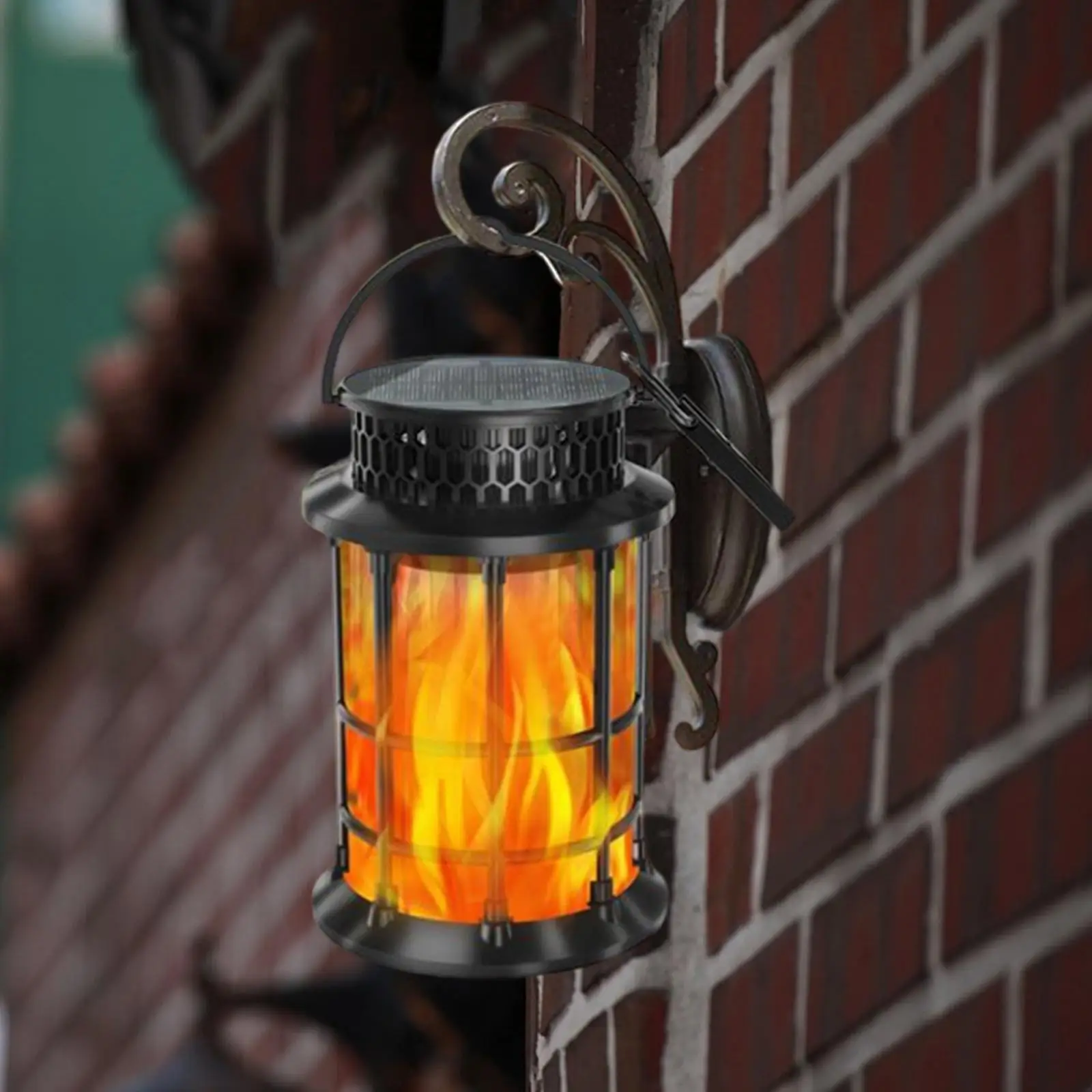 

Солнечный фонарь «Танцующее пламя» – удобный подарок, уличный декор, водонепроницаемый светильник для балкона, патио, сада