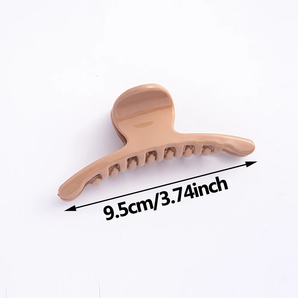 Korean Style Trend Female Crab Hair Clips for Women Girls Ladies Smooth Acrylic Hair Claw Clip Barrettes Hair Accessories