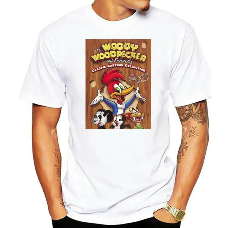 New Woody The Wood Pecker T Shirt Anime Young Man Summer Round Neck Anime T Shirt