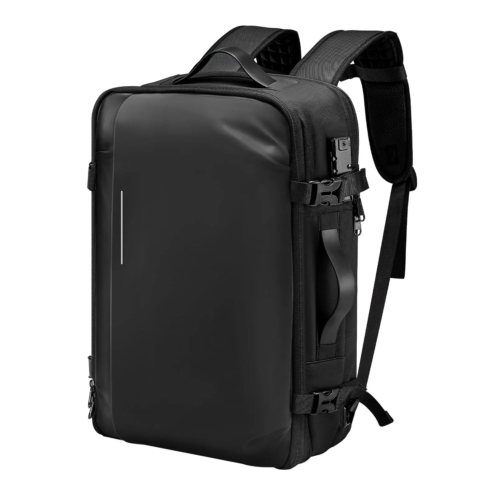

Vacuum Travel Backpack, 65L, Expandable Vacuum Seal Compression Travel Backpack With Pump, With TSA-Approved Lock, Airback