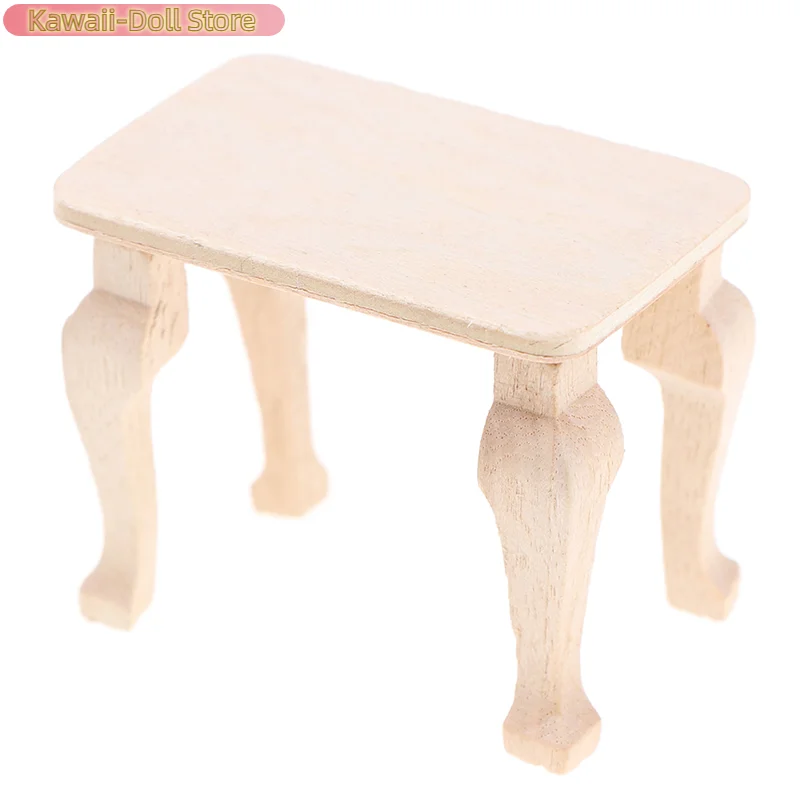 1:12 maison de poupée Miniature Mini Table en bois bricolage maison de poupée accessoires de décoration