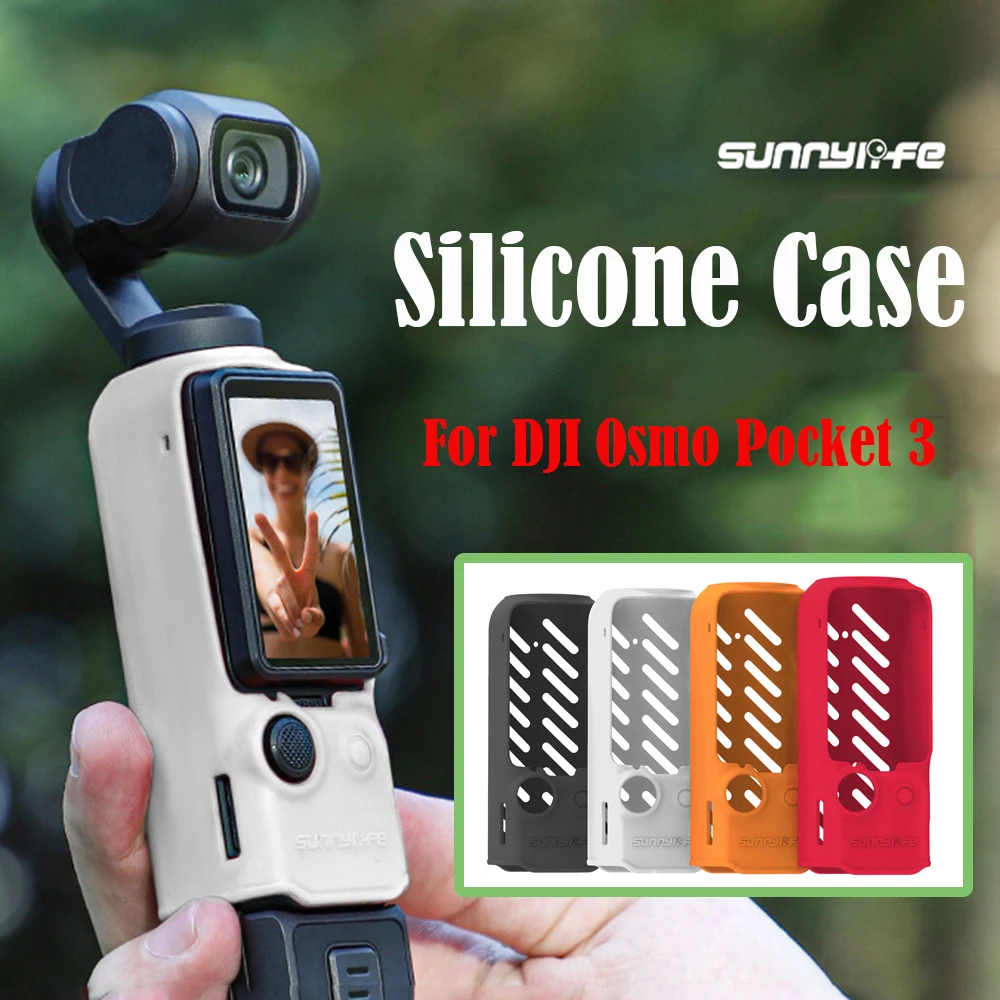 

Softbox Silicone Case for DJI Osmo Pocket 3 Protective Case Pan Head Camera Anti Drop Case for DJI Pocket 3 Camera Accessories