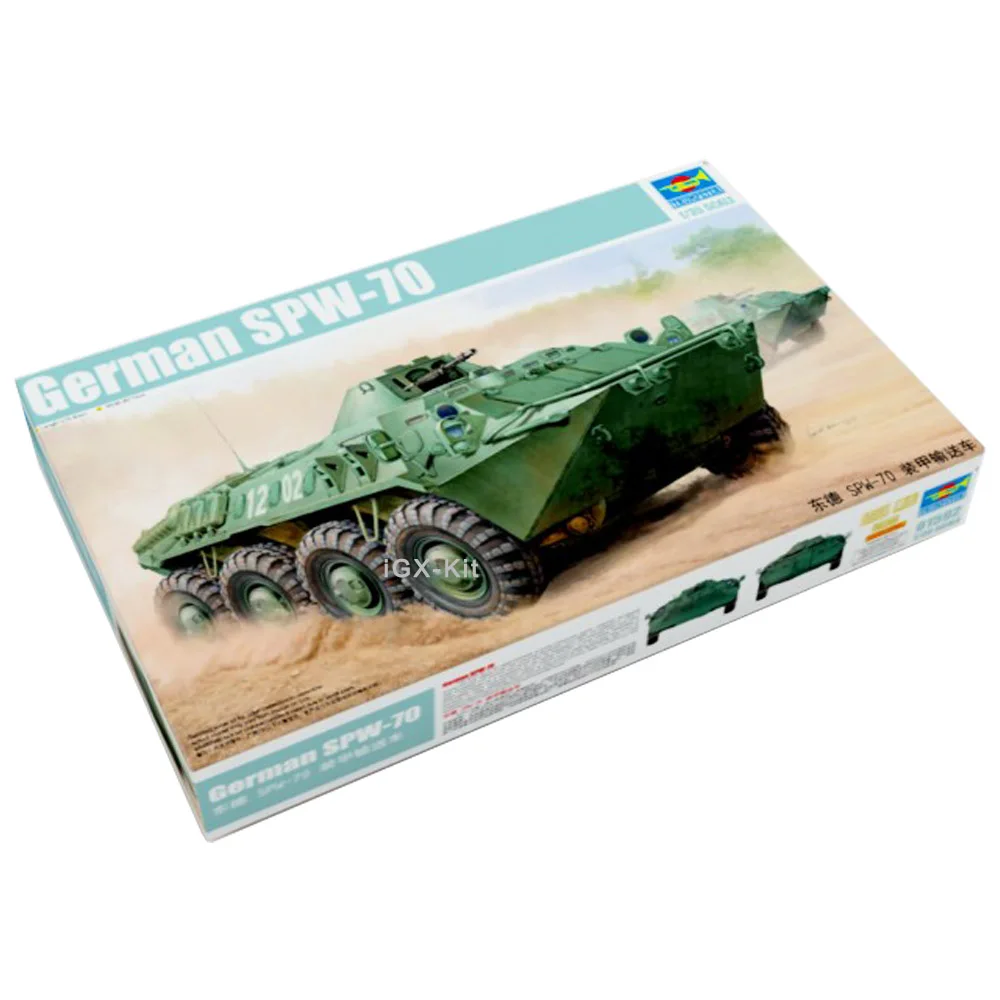 

Trumpeter 01592 1/35 German SPW70 SPW-70 APC Armored Personnel Carrier Military Gift Plastic Assembly Model Toy Building Kit