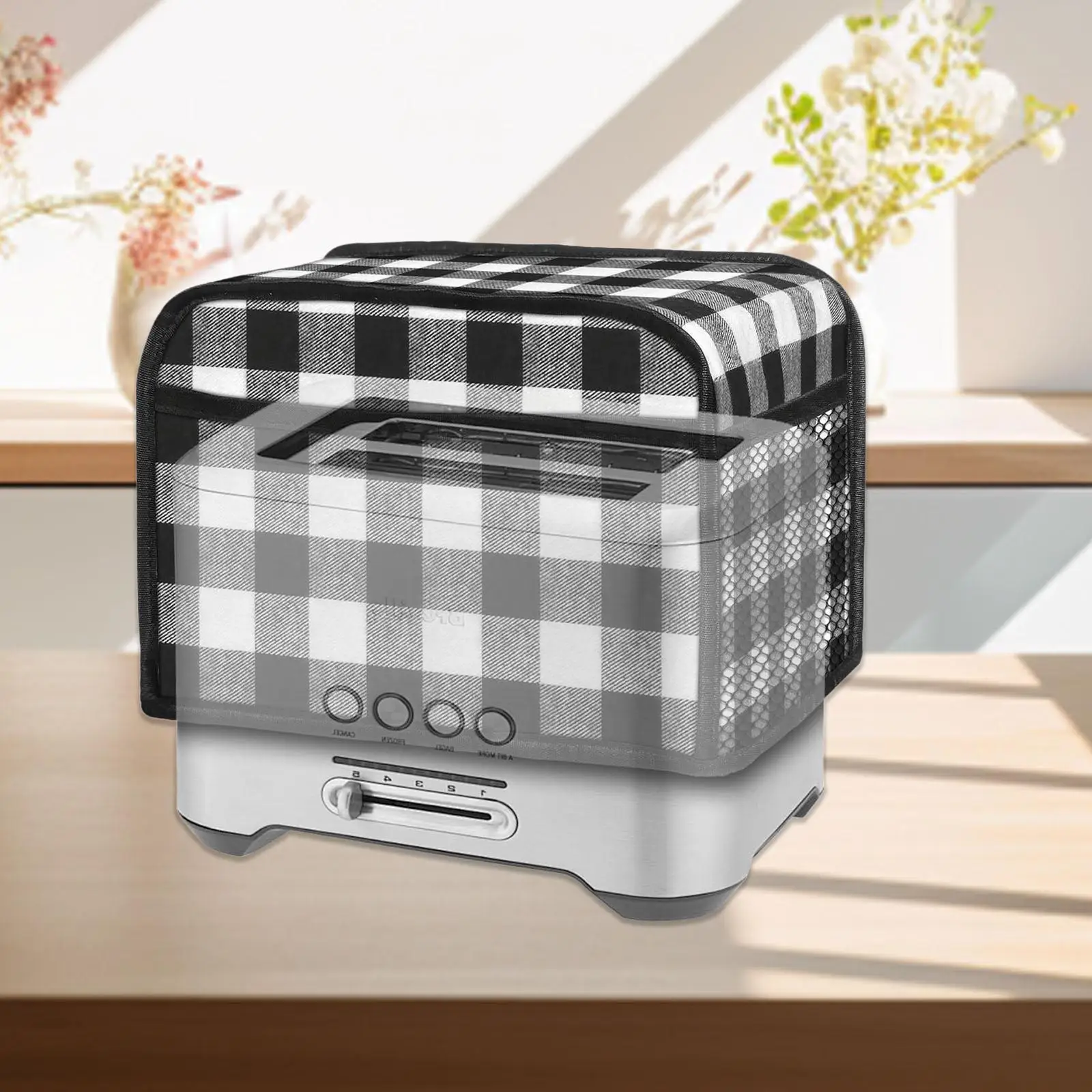 Toaster Cover Bread Maker Cover,with Pocket,Dustproof Cover,Household Dust Cover Bread Maker Oven Dust Cover for Home Office