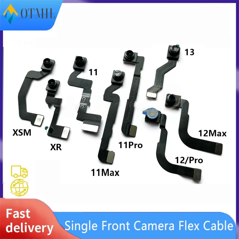 Single Front Camera Flex Cable For iPhone 13 12 Mini 11 Pro MAX X XR XS MAX Face Proximity Sensor Phone Replacement Repair Parts