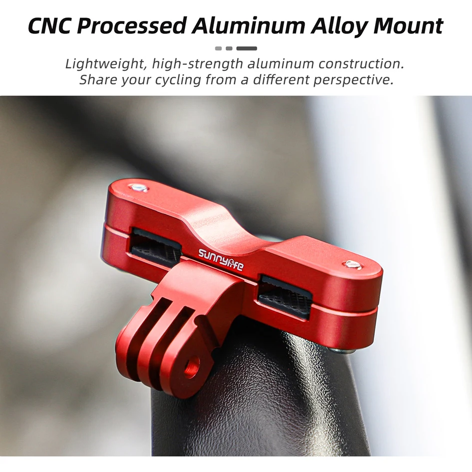 حامل السكك الحديدية لمقعد الدراجة/الدراجة لـ DJI OSMO Action5 4/Insta360 ACE Pro/Gopro Hero ملحقات رياضية قفل المسمار الإفراج السريع