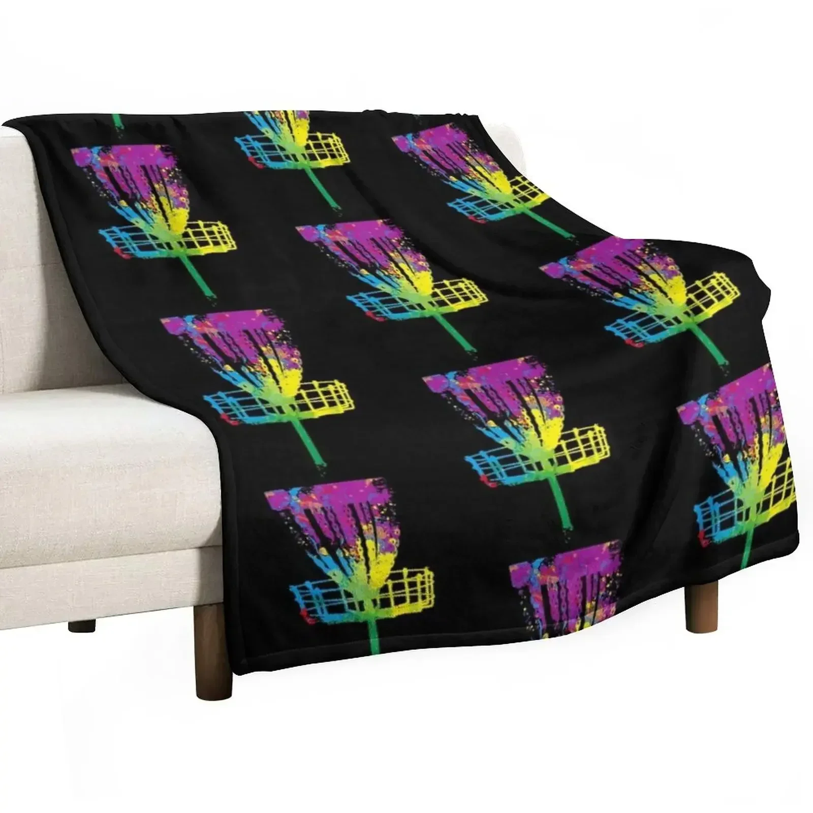 Splash Disc Golf Throw Blanket cosplay anime Bed Blankets