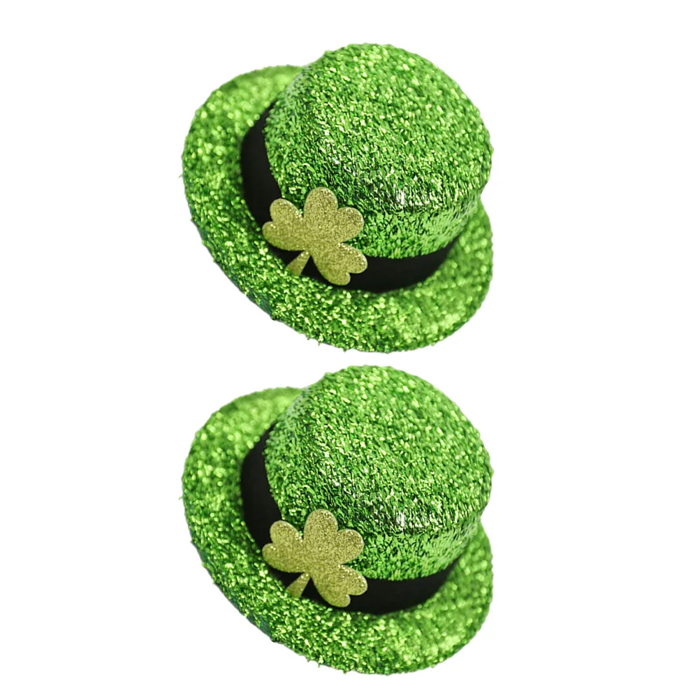 

St Patricks St Day Mini Party Hats Hair Pins Patrick's Hairpin Decorative Clips for