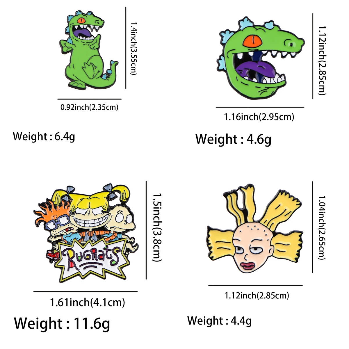 만화 공룡 배지 에나멜 핀 브로치, 귀여운 오렌지 헤어 보이 옷깃 핀 배낭 브로치 패션 쥬얼리 액세서리