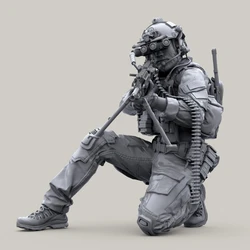 1/35 Resin Figure US Special Forces/MARSOC Modern Soldier in Action with GPNVG-18 Panoramic Night Vision Goggles Self-Assembly C