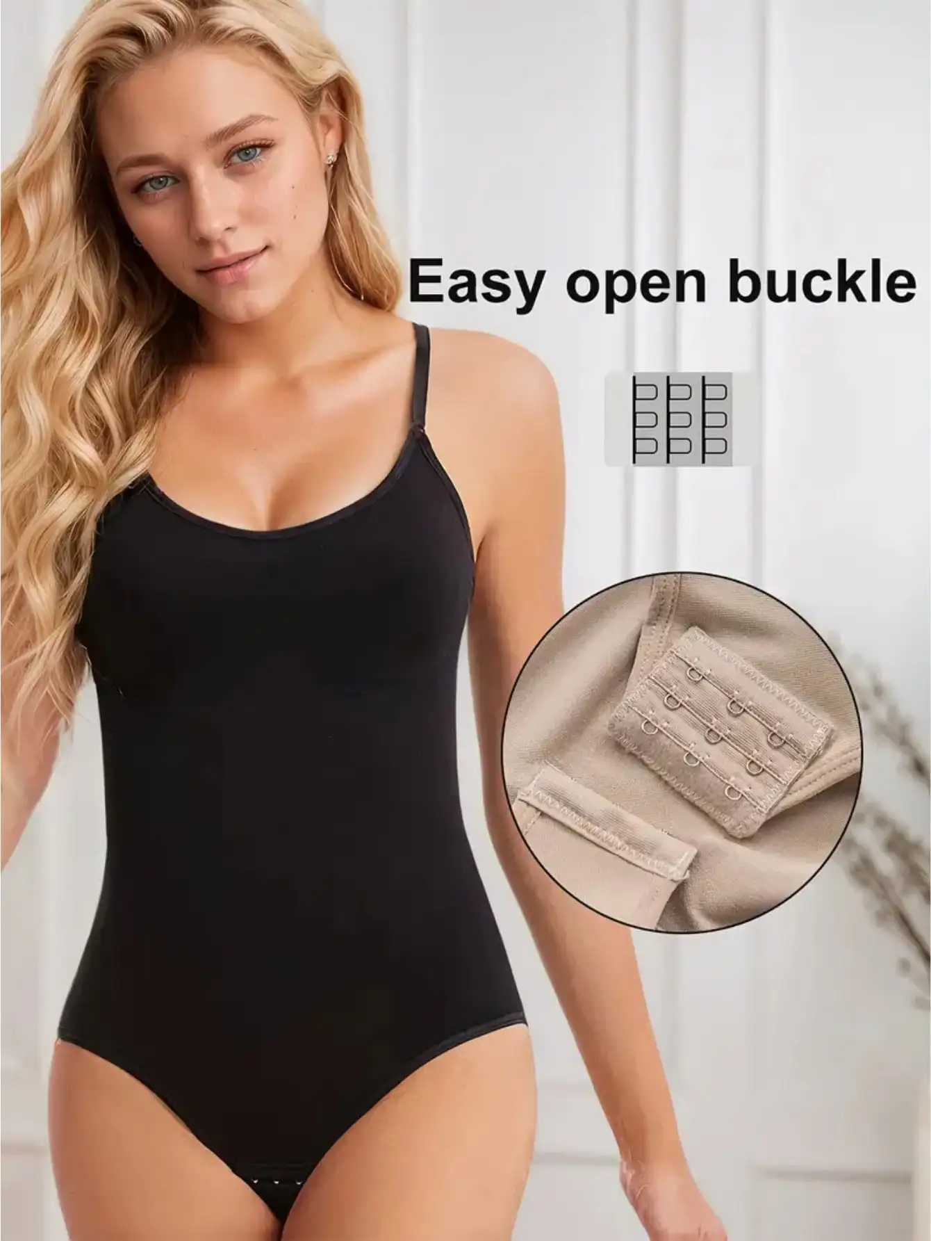 BWQ 3-teiliges nahtloses Shapewear-Korsett-Set – Taillentrainer, Bauchkontrolle und Po-Lifting, Hüftschlanker