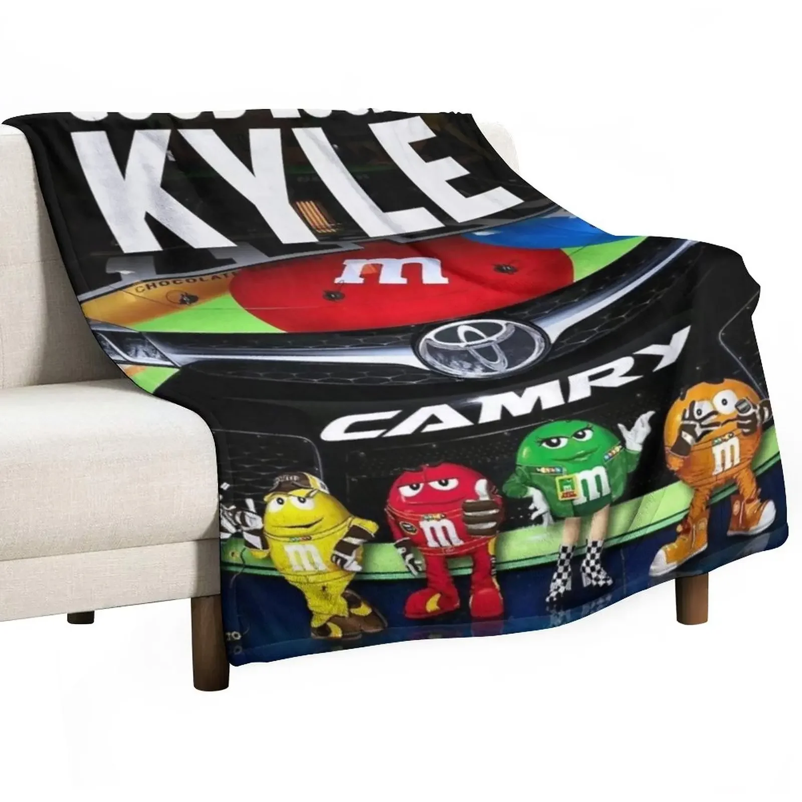 

kyle busch racing Throw Blanket valentine gift ideas Stuffeds Blankets Sofas Of Decoration Blankets