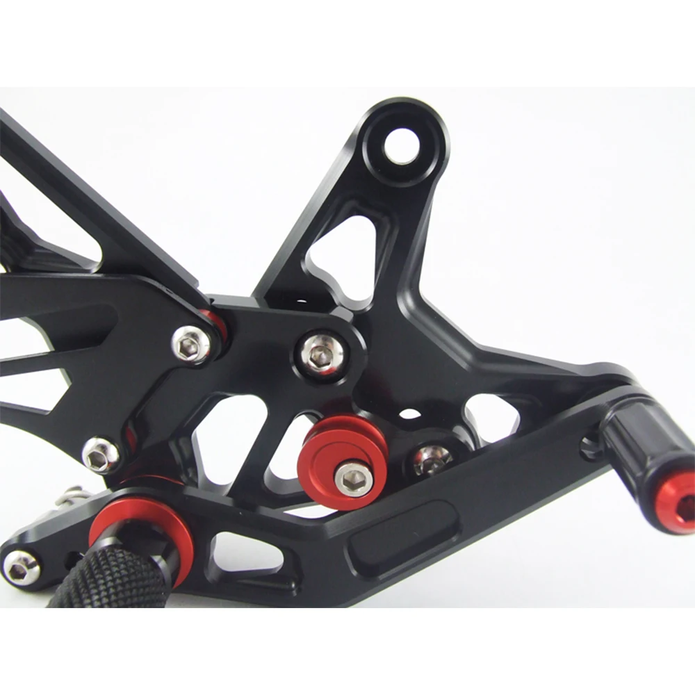 ZX6R 636 Footrest Carbon Fiber Adjustable Rear Sets Foot Pegs For KAWASAKI ZX-6R 2009-2024 Motorcycle CNC Aluminum Alloy Parts