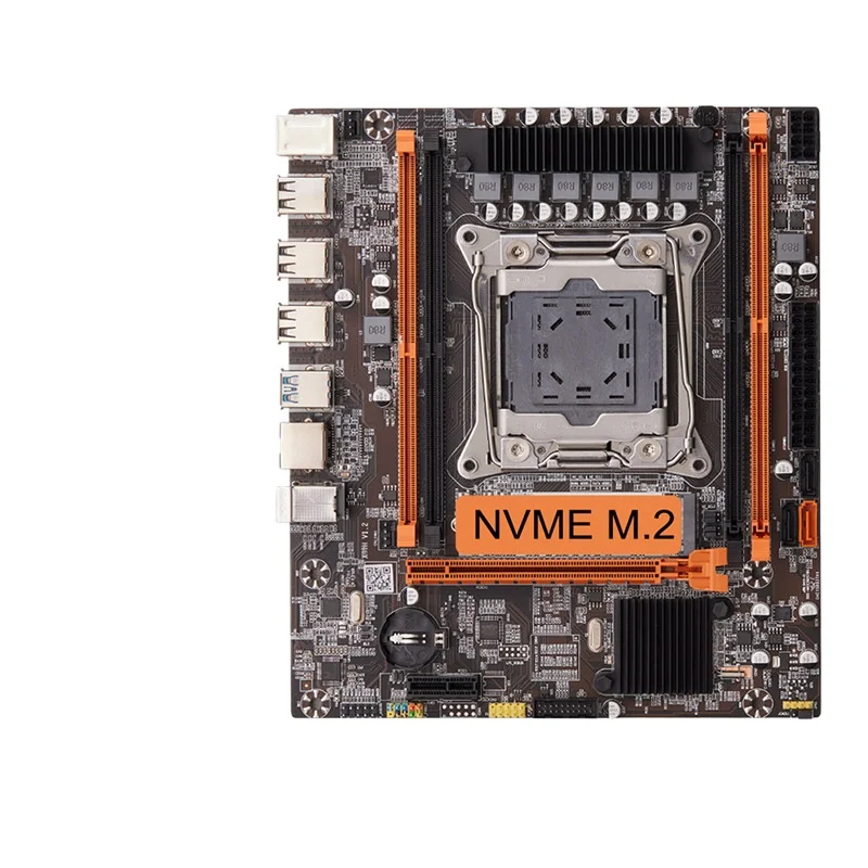 New X99H Computer Main Board Desktop DDR4 Memory LGA2011-3CPU Game Studio Multi-open Main Board