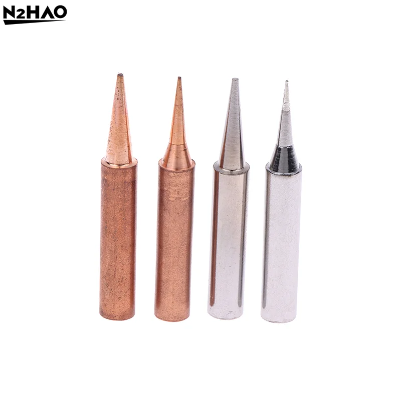 5pcs High Quality Copper Solder Iron Tips Set Welding Equipment Accessories Lead-free Pure Copper 900M-T-B For Soldering Station