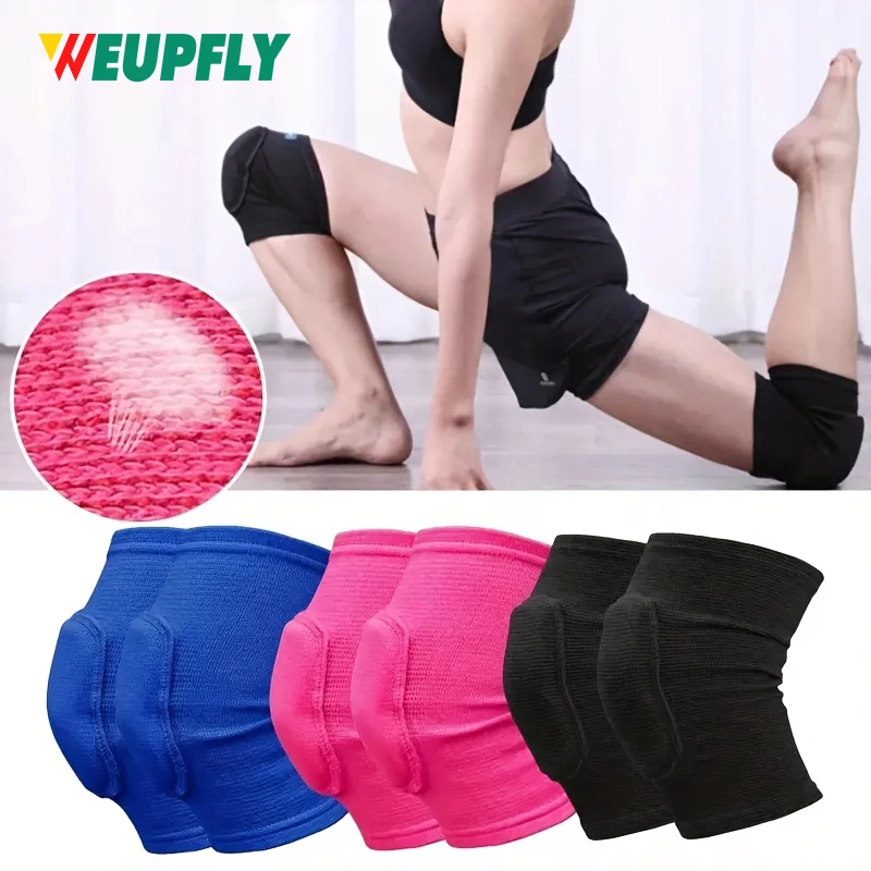 Professional Knee Pads for Dance & Volleyball - Anti-Slip, Breathable & Soft Elastic Knee Protectors for Dancers, Athletes
