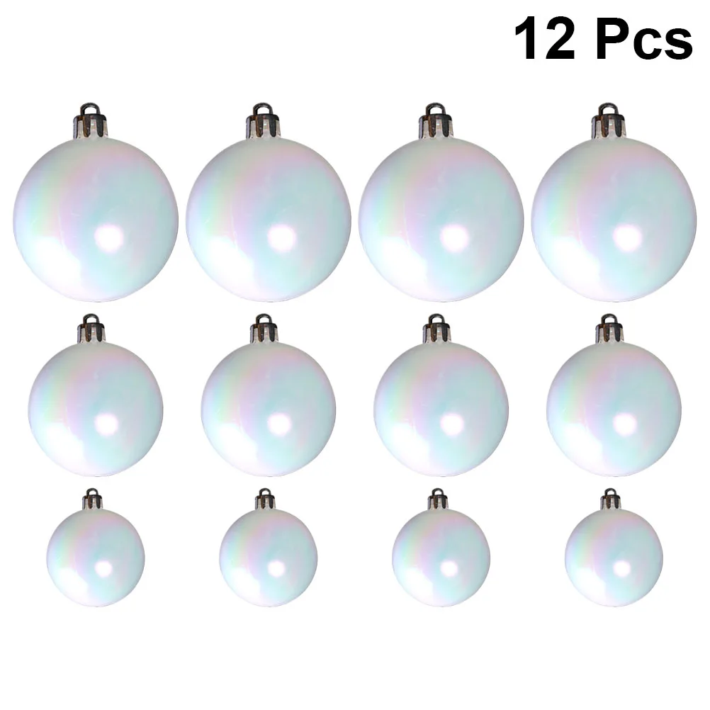 

12Pcs Cake Decor Balls Painted Hanging Ball Decor for Holiday Tree Wall Table Hallway Decoration Festive Atmosphere Creator