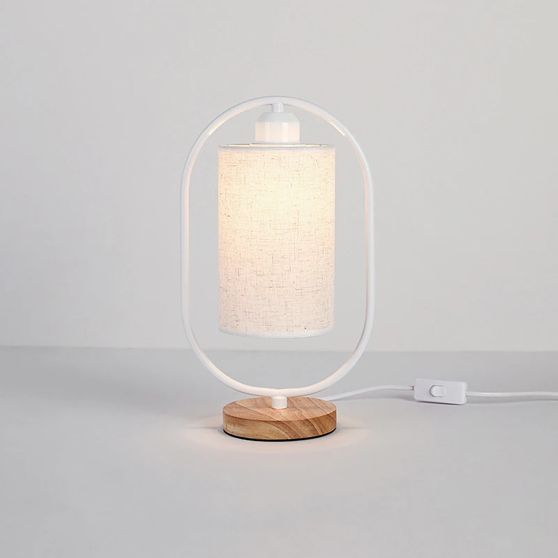 E27 nordic minimalista quarto lâmpada de mesa cabeceira base madeira do agregado familiar led leitura luz da noite