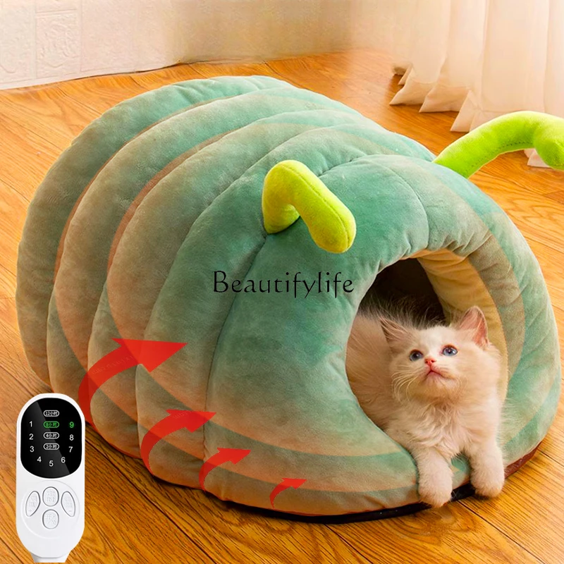 Cat Nest Constant Temperature Caterpillar Winter Heating Electric Heating Thickened Cat House