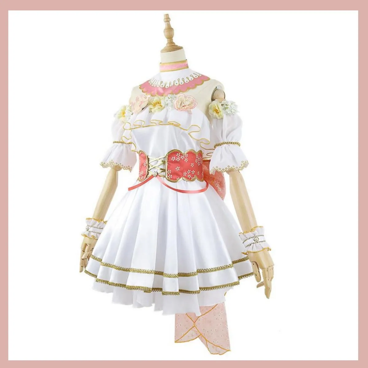 Anime Lovelive! Maki Nishikino Cosplay Kostuum Pruik Prachtige Jurk Bloemen Uniform Prinses Rok Vrouw Sexy Kawaii Carnaval Pak