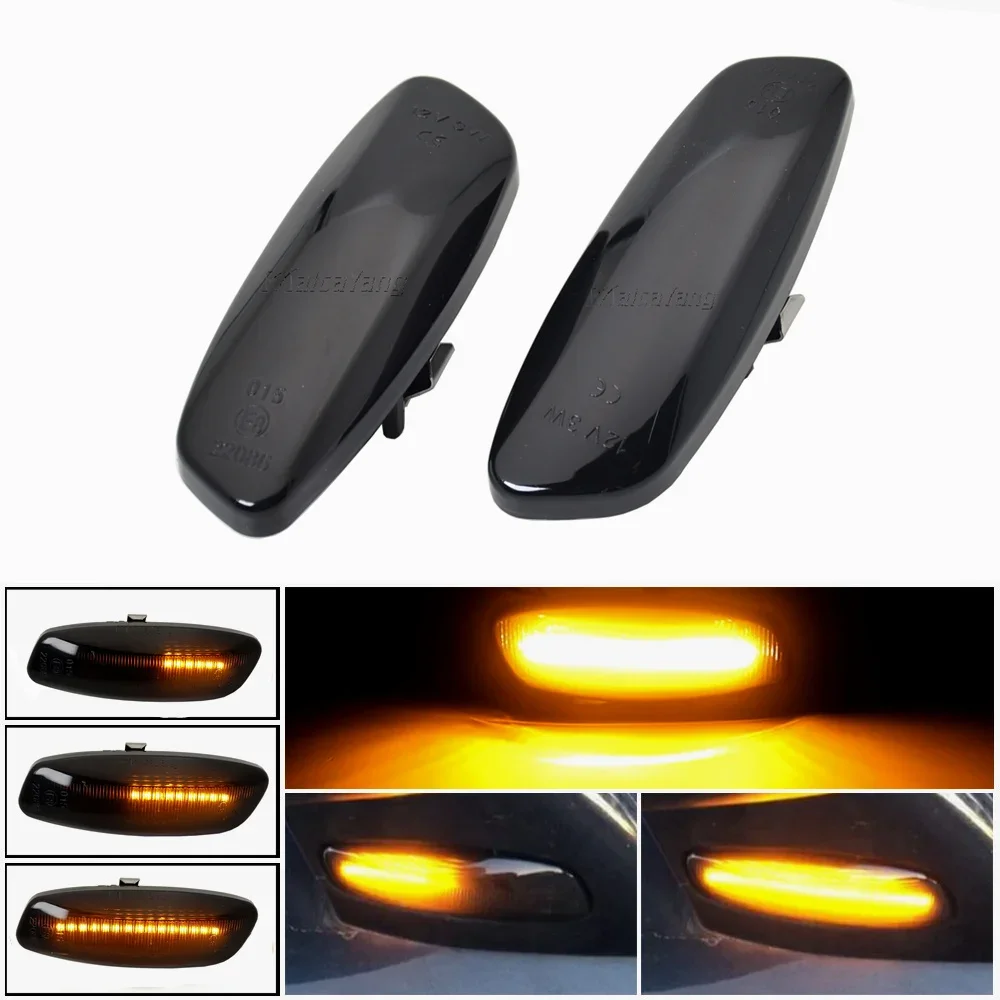 For Peugeot 308 207 3008 5008 Side Marker Light Dynamic LED Turn Signal Flashing Indicator Blinker For Citroen C4 C3 C5 DS3 DS4