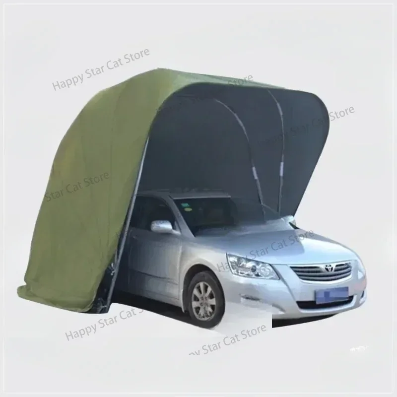 5.5m Semi-automatic Fully Automatic Mobile Garage Anti Exposure Folding Retractable Garage Sunshade