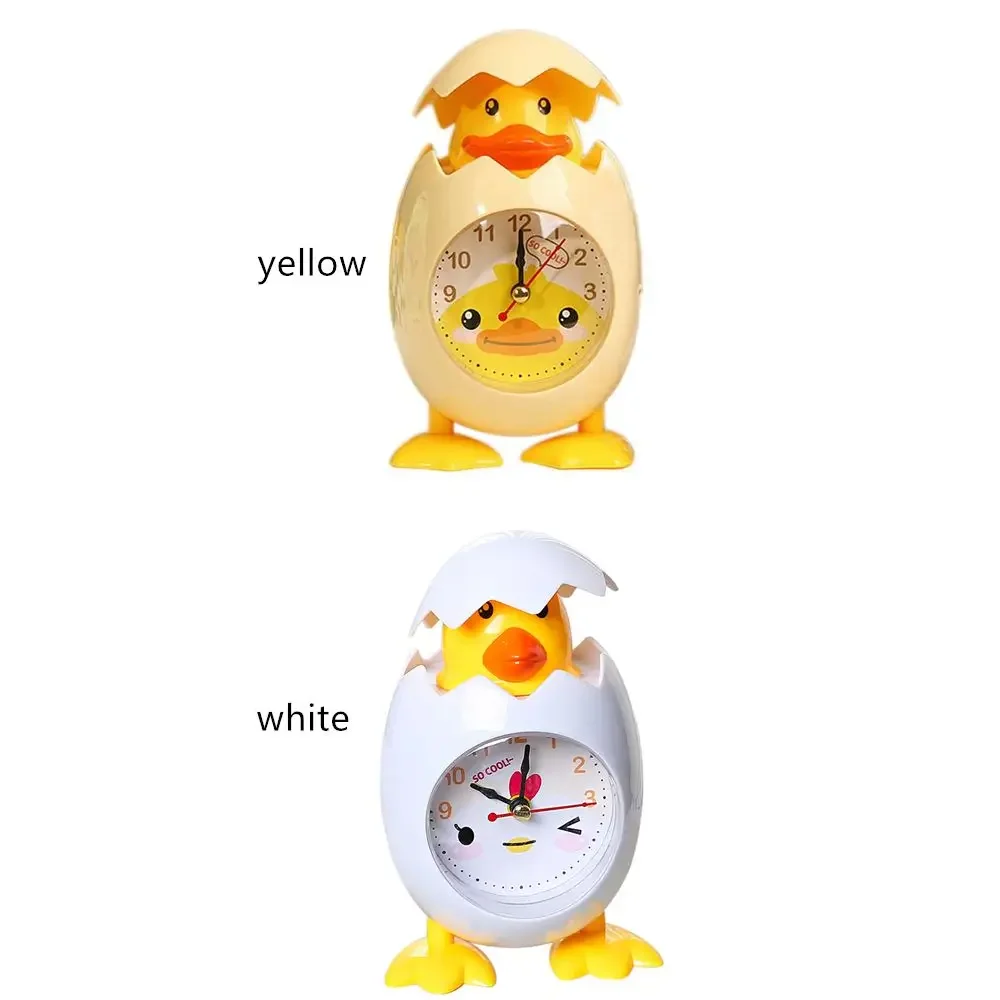 Easter Cartoon Egg Shell Chick Alarm Clock Student Child Bedroom Desktop Alarm Clock For Studying Room Bedroom Easter Decoration