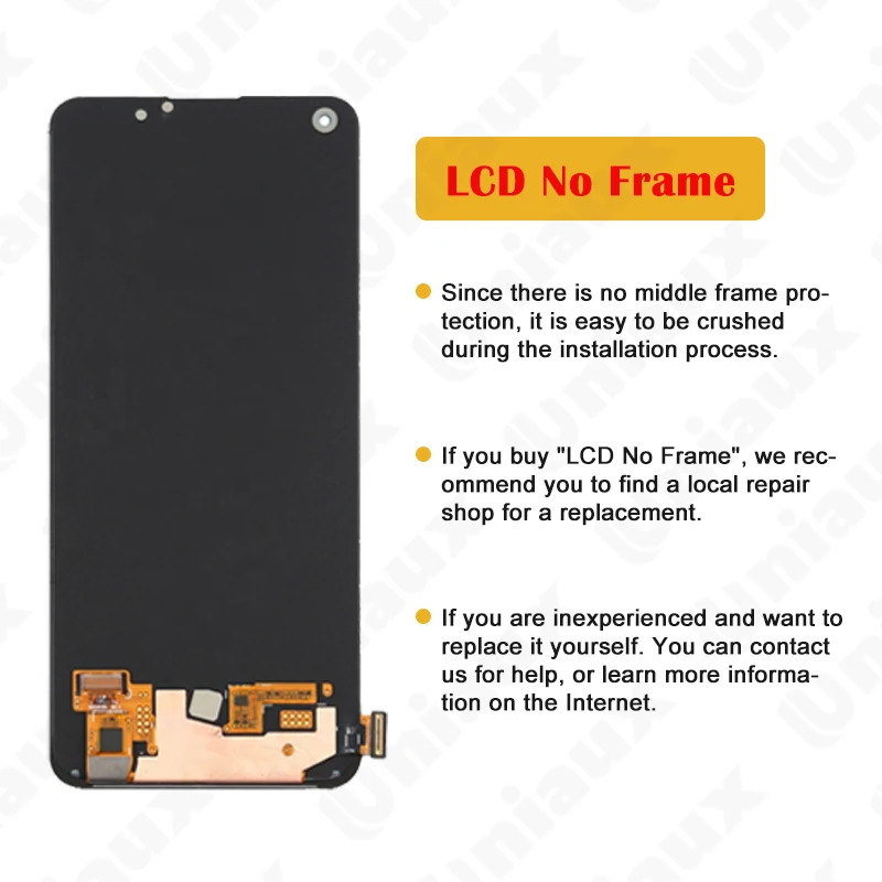 6.43'' Original For OPPO Reno5 Lite CPH2205 LCD Display Touch Screen Digitizer Assembly For OPPO Reno 5 Lite Display