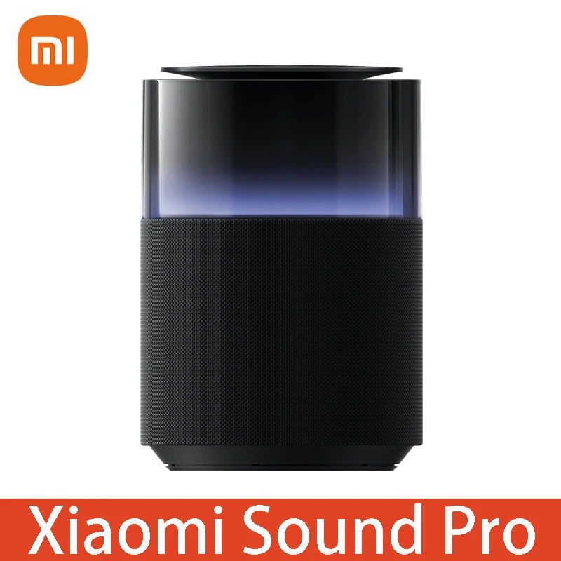 

Xiaomi Sound Pro 7-блочный Высокоточный умный динамик красочная галактика Атмосфера свет кольцевой прозрачный корпус подключение к музыке