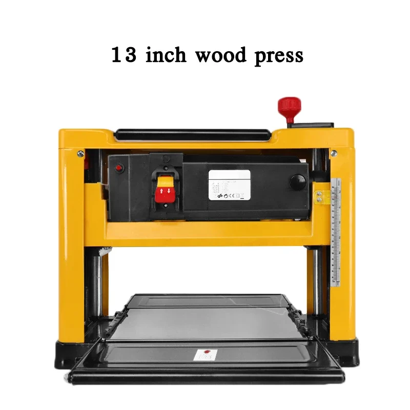 13 Inch Multifunctional Woodworking Planer Machine Small Household High Power Planing Machine 220V Table Bed Sheet Planer Tool