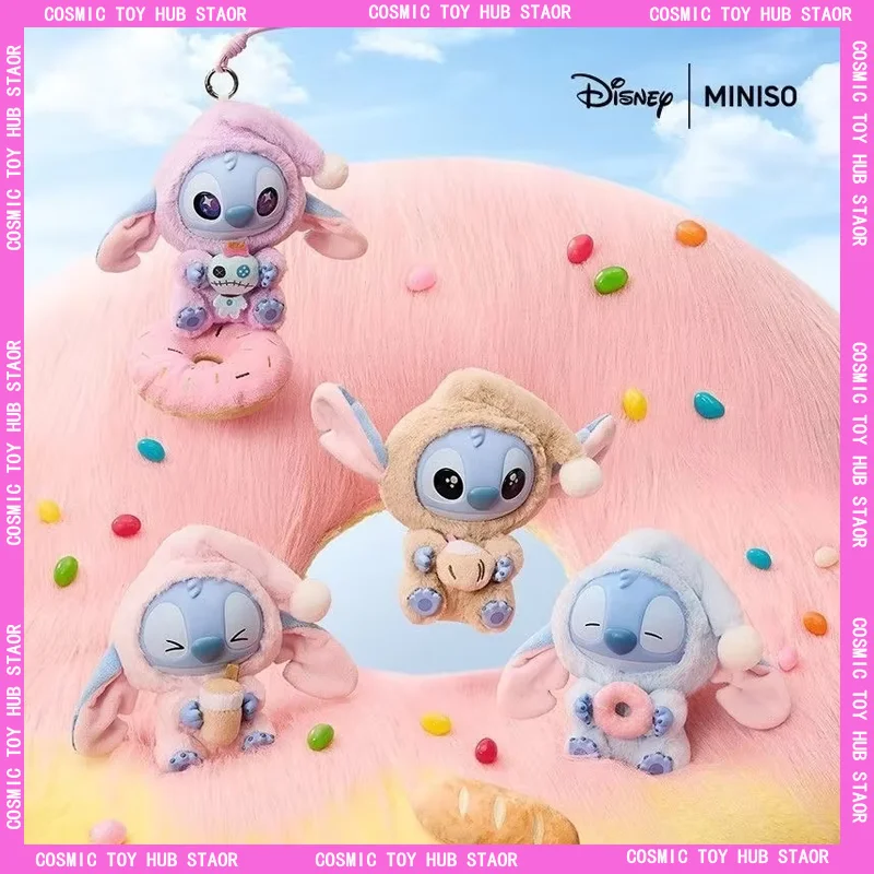 

Stitch Blind Box No Matter How Tired You Are You Still Need To Take A Bite Plush Vinyl Doll Cute Figurine Couple Gift Decoration