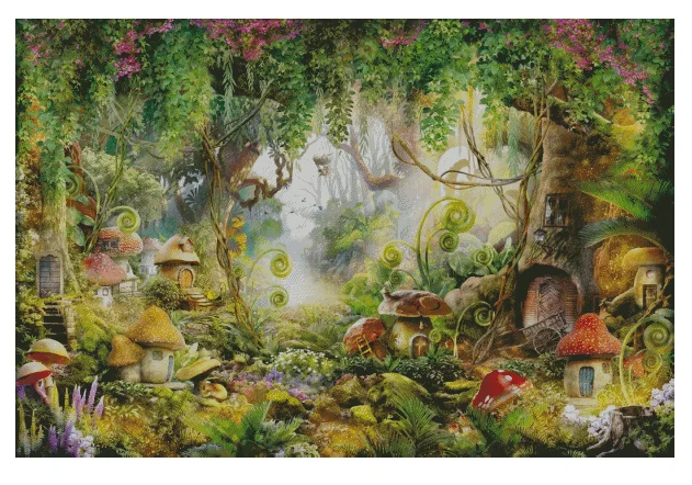 scenery-16ct-18ct-14ct-unprinted-top-quality-cross-stitch-kits-embroidery-art-diy-handmade-needlework-home-decor