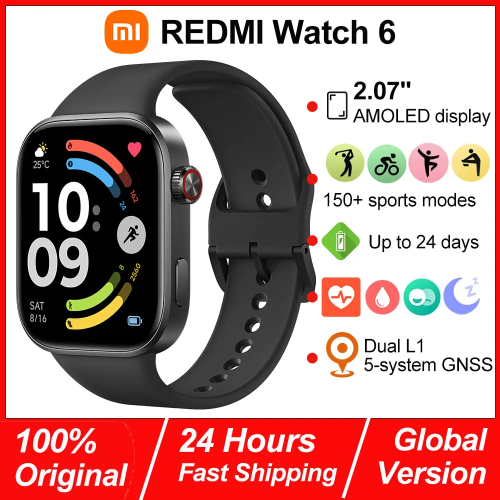 Xiaomi REDMI Watch 6 Smart Watch, Bluetooth Calling 2.07