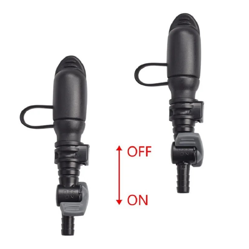 New Silicone Water Bag Outdoor Quick Release Hidratação Mordida Válvula Bocal Bocal Com Tampa Bexiga De Água Boca Sucção