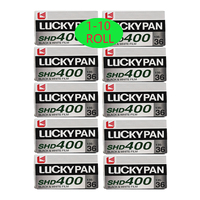 1/10 Rolls CHINA LUCKY  Black And White Film SHD400 135 36 Sheets With DX Code ISO 400 Exposure（Expiration Date: 2027.6）