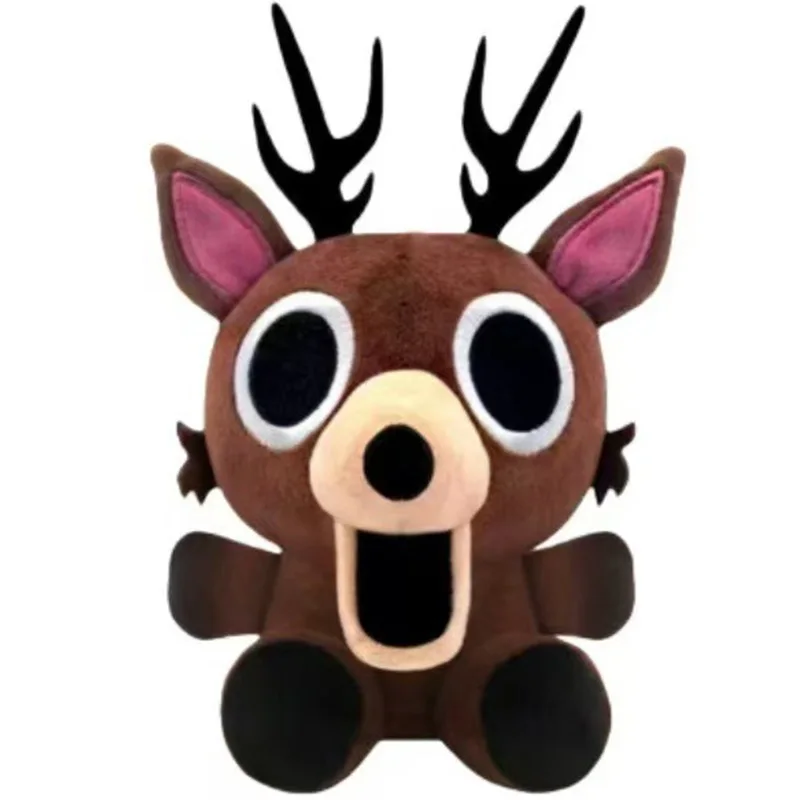 Nuevo 99 noches en el bosque ciervo de peluche dibujos animados bebé ciervo llavero muñeco de peluche juego periféricos bolsa decoración de peluche juguete regalo para seguidores