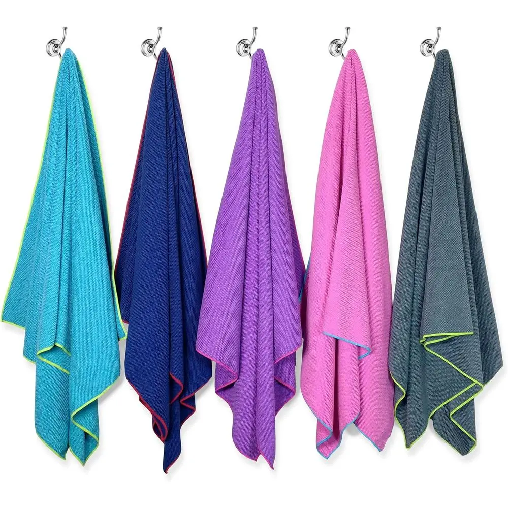 

Quick Dry Swim Towel - Ideal for Pool, Competitive Swimming & Water Sports, Medium (47 x 20), Blue