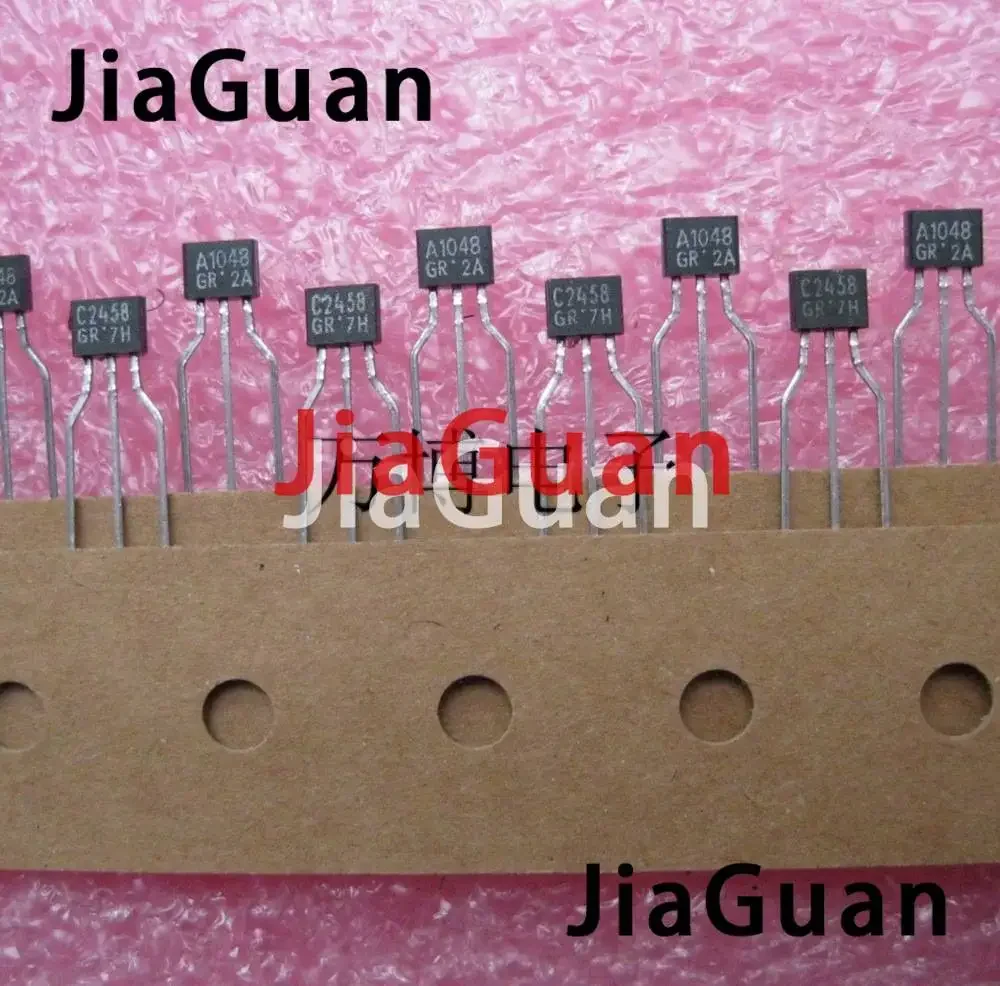 10Pair NEW Triode 2SA1048-GR 2SC2458-GR TO-92S Transistor A1048GR C2458GR Audio Power Amplifier 2SA1048GR/2SC2458GR Taping