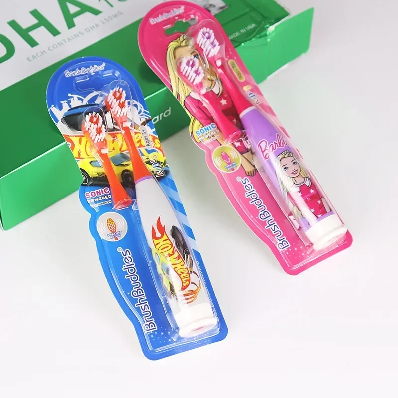 Children Sonic Electric Toothbrush Cartoon Teeth Whitening Soft Bristle Waterproof Children Oral Cleaning Lazy Automatic Dental