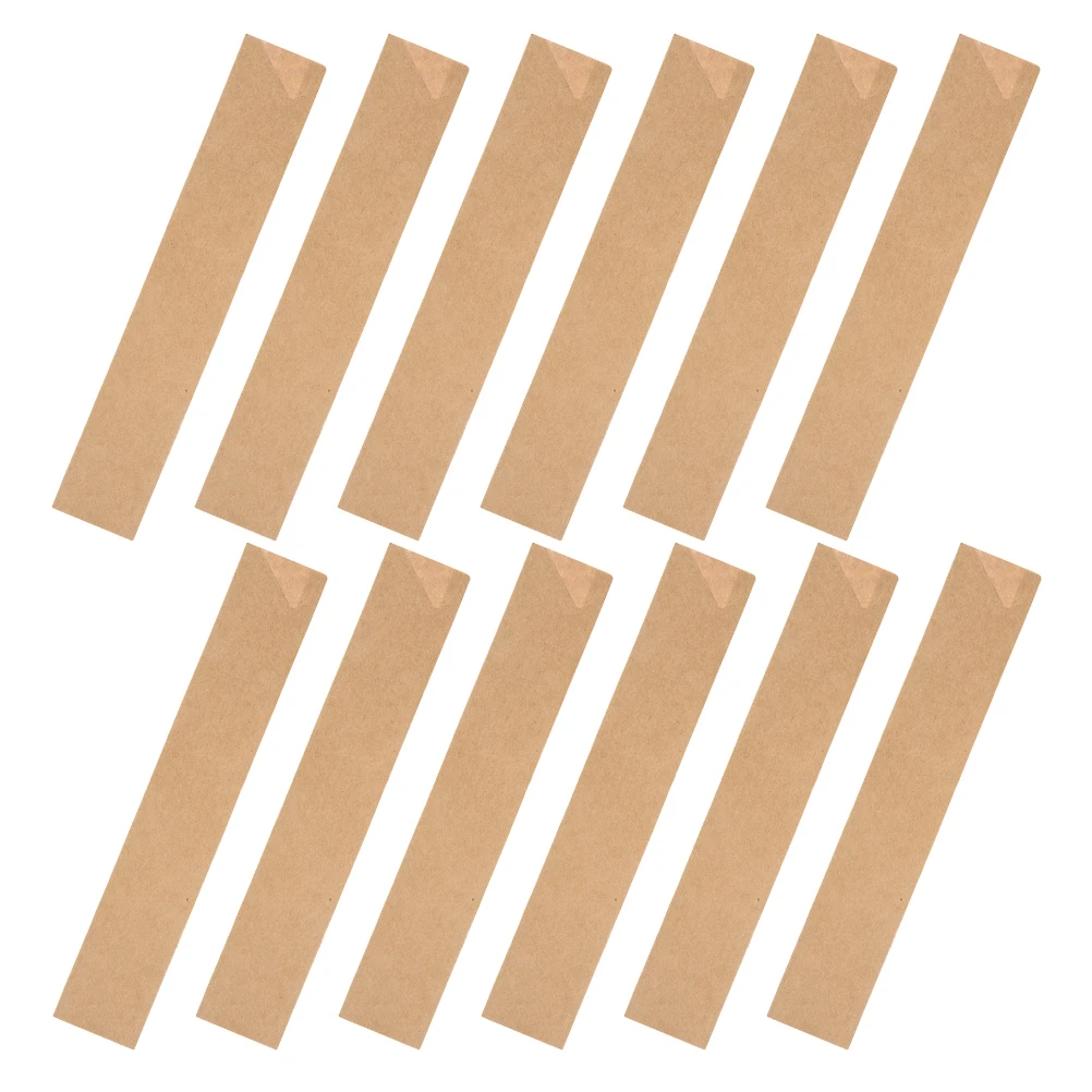 

50pcs Disposable Kraft Paper Chopsticks Bags Safe Food Grade Material Versatile Home Picnic Camping Restaurant Portable Cutlery