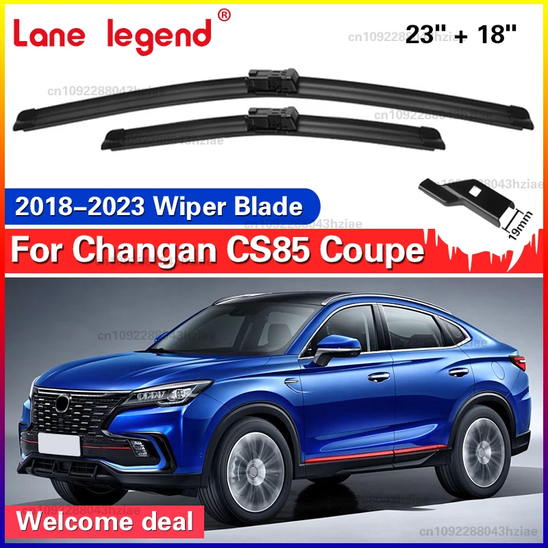 Für Changan CS85 Coupe 2018 - 2023 Auto Scheibenwischerblätter Frontscheibe Saubere Fenster Regen Pinsel 23 "+ 18" auto Zubehör