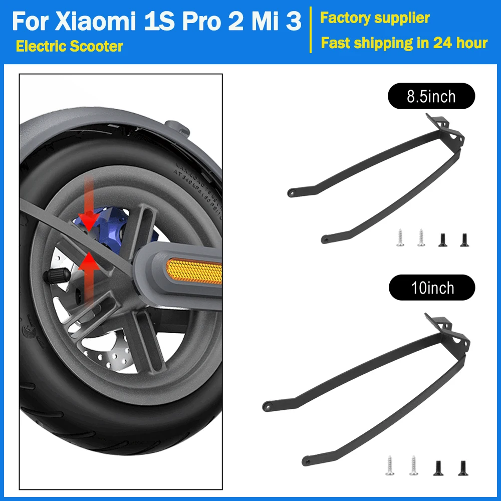 Rear Fender Support Bracket With Screws Steel Parts for Xiaomi 1S Pro 2 Mi 3 Electric Scooter Mudguard Replacement Accessories