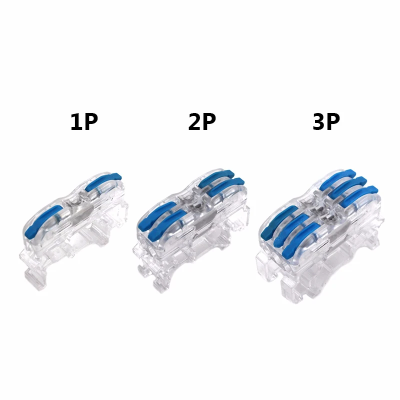 Wire Connectors 222 212 213 Mini Quick Connector Universal Compact Fast Wiring Led Strip Cable Conectors Push-in Terminal Block