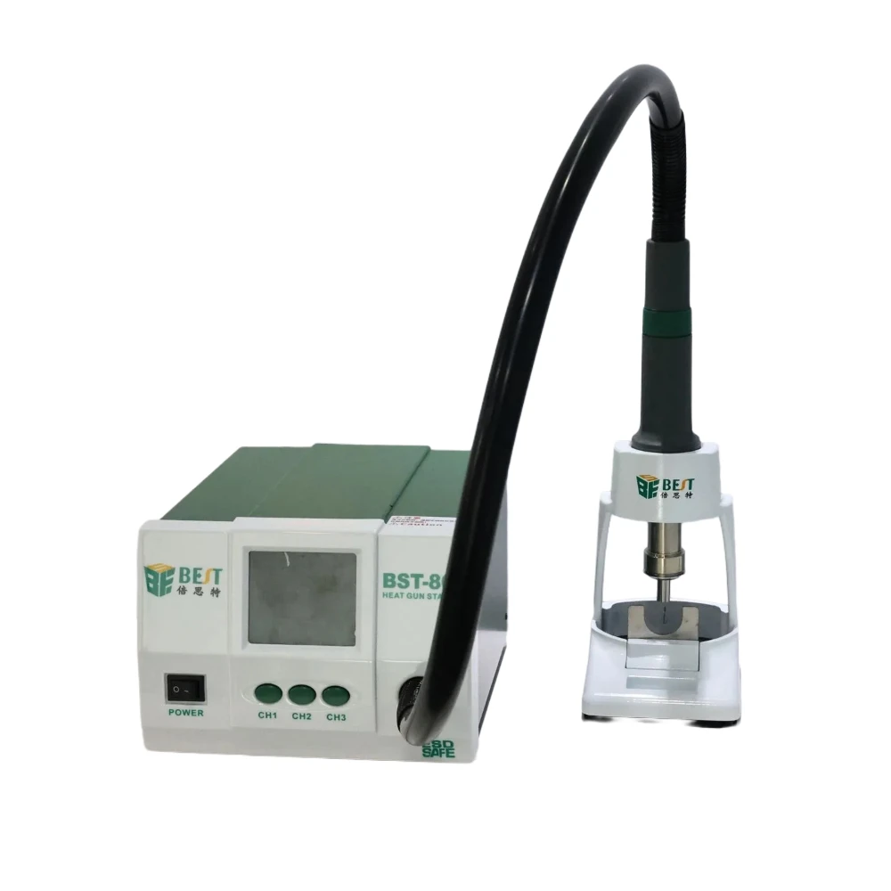 Heteluchtpistool Desoldeerstation BST-863 Loodvrij Heteluchtpistool LCD Touchscreen Constante Temperatuur SMD Rework Station Lasapparaat