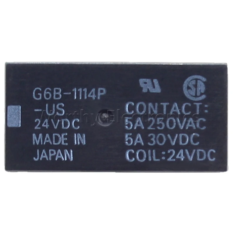 

Free shiping G6B-1114P-US 24VDC DC24V DC12V DC5V Relay 4pin