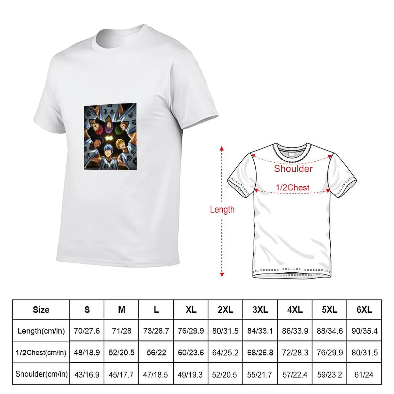 Teiko miracle generation (kuroko no basket) T-Shirt anime t shirts anime stuff mens clothing
