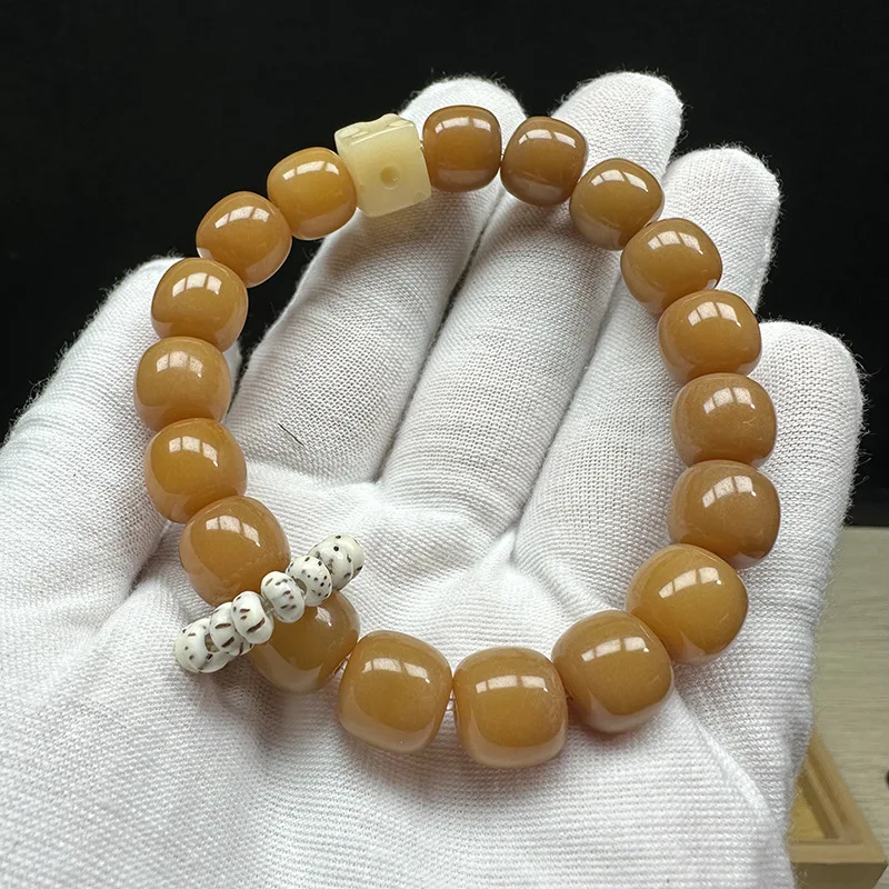 Original authentic weathered Bodhi bracelet for women, soft flexible, with mini sugar cube, cheese, star and moon designs, a